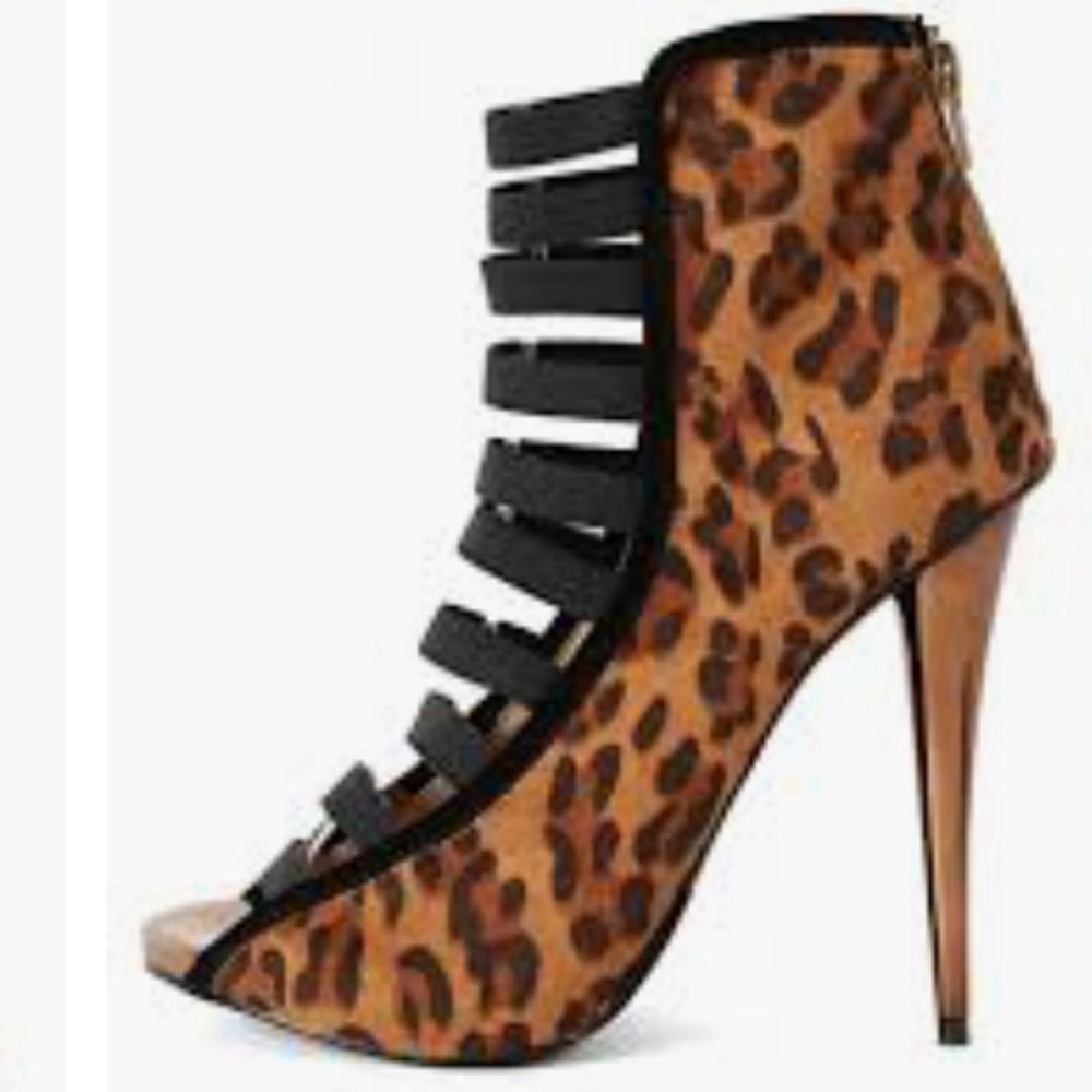 Sexy Leopard Strappy Heels 👠